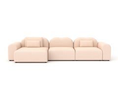 Divano modulare Form A, Setup 12, Planum Blush