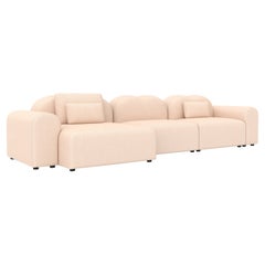 Divano modulare Form A, Setup 12, Planum Blush