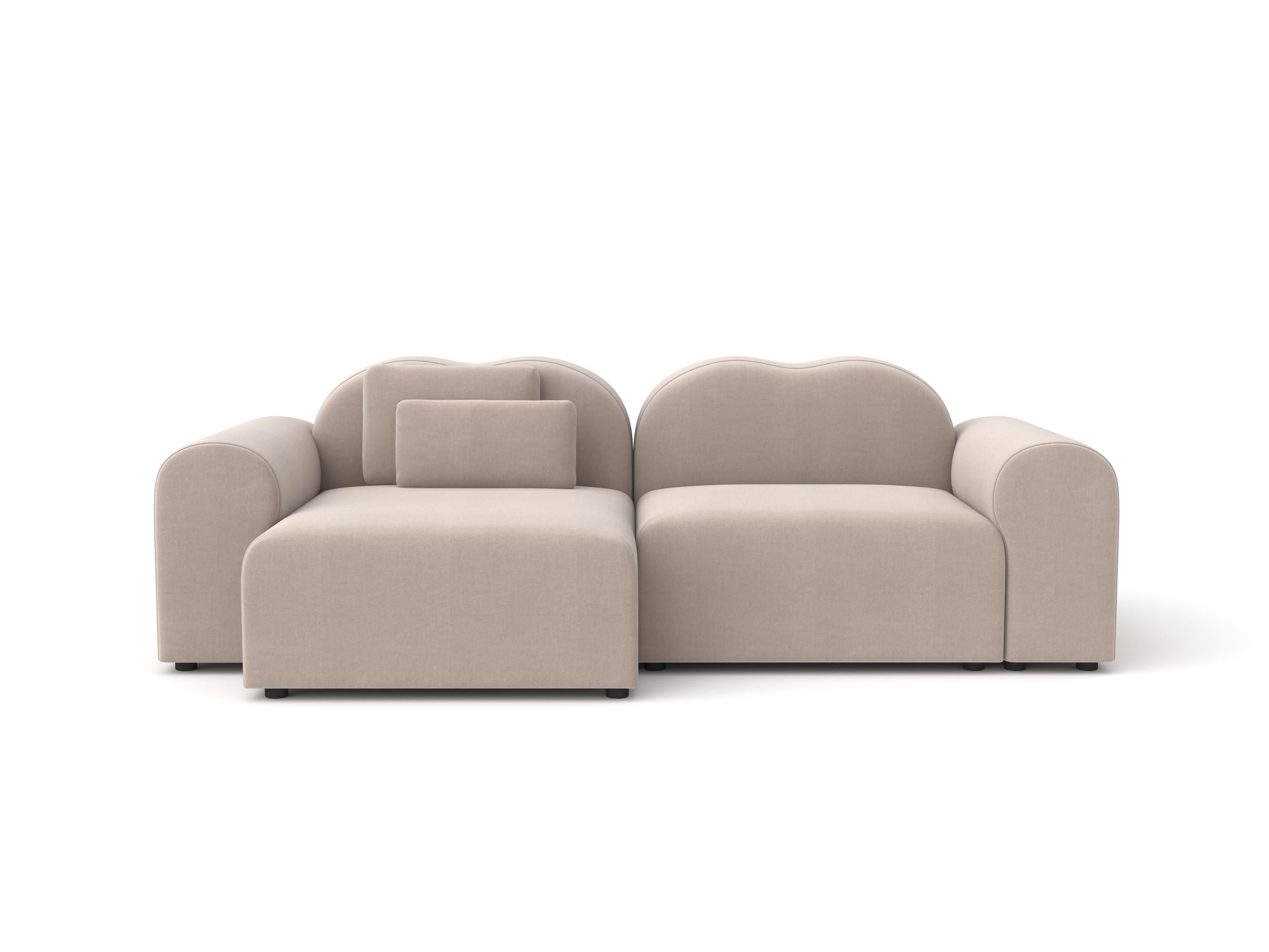 Divano modulare Form A di Formiing, Setup 15 (1x Chaise Lounge-F1M, 1x Braccioli-F1B)
Fabrice: Harald 233

Divano modulare: Assembla diversi moduli per creare la tua composizione. Disponibile in un'ampia gamma di tessuti e colori.

CAT 1: Remix
CAT