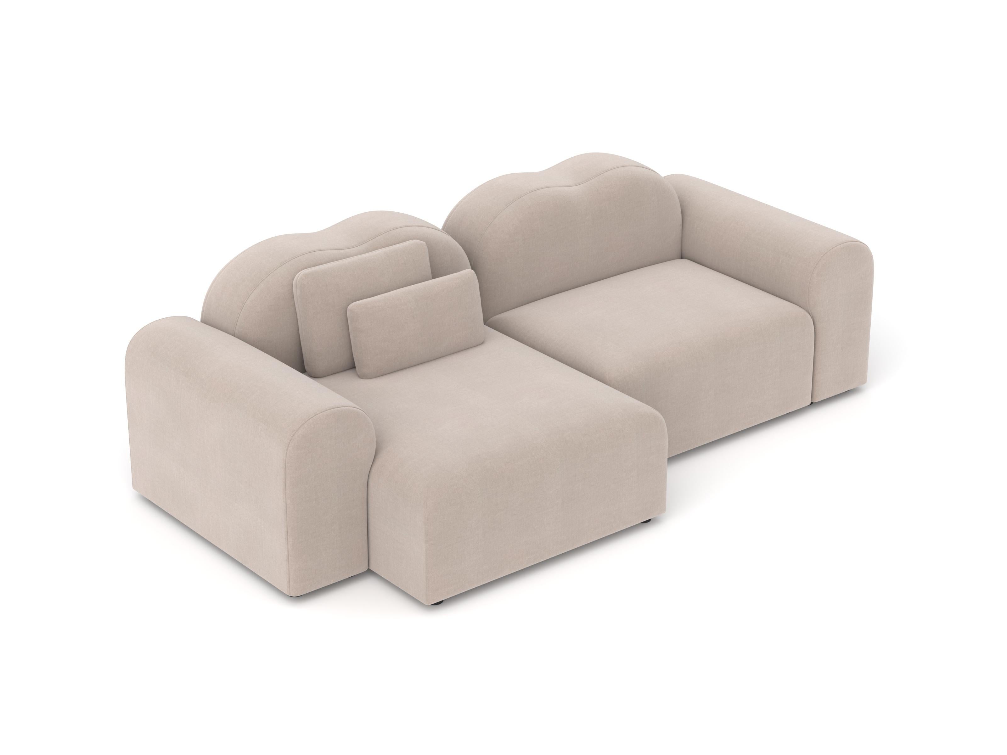 Moderno Divano modulare Form A, Setup 15, Harald Taupe in vendita