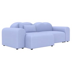 Form Modular Sofa, Setup 15, Planum Blau