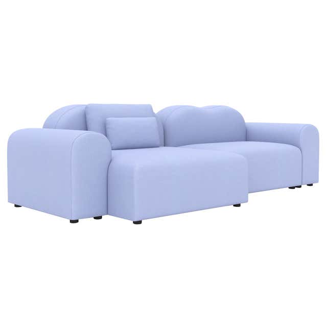 Form Modular Sofa by Formiing in Planum Blue Fabric, Modern Design For ...