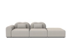 Form Modular Sofa, Setup 2, Hallingdal Grau