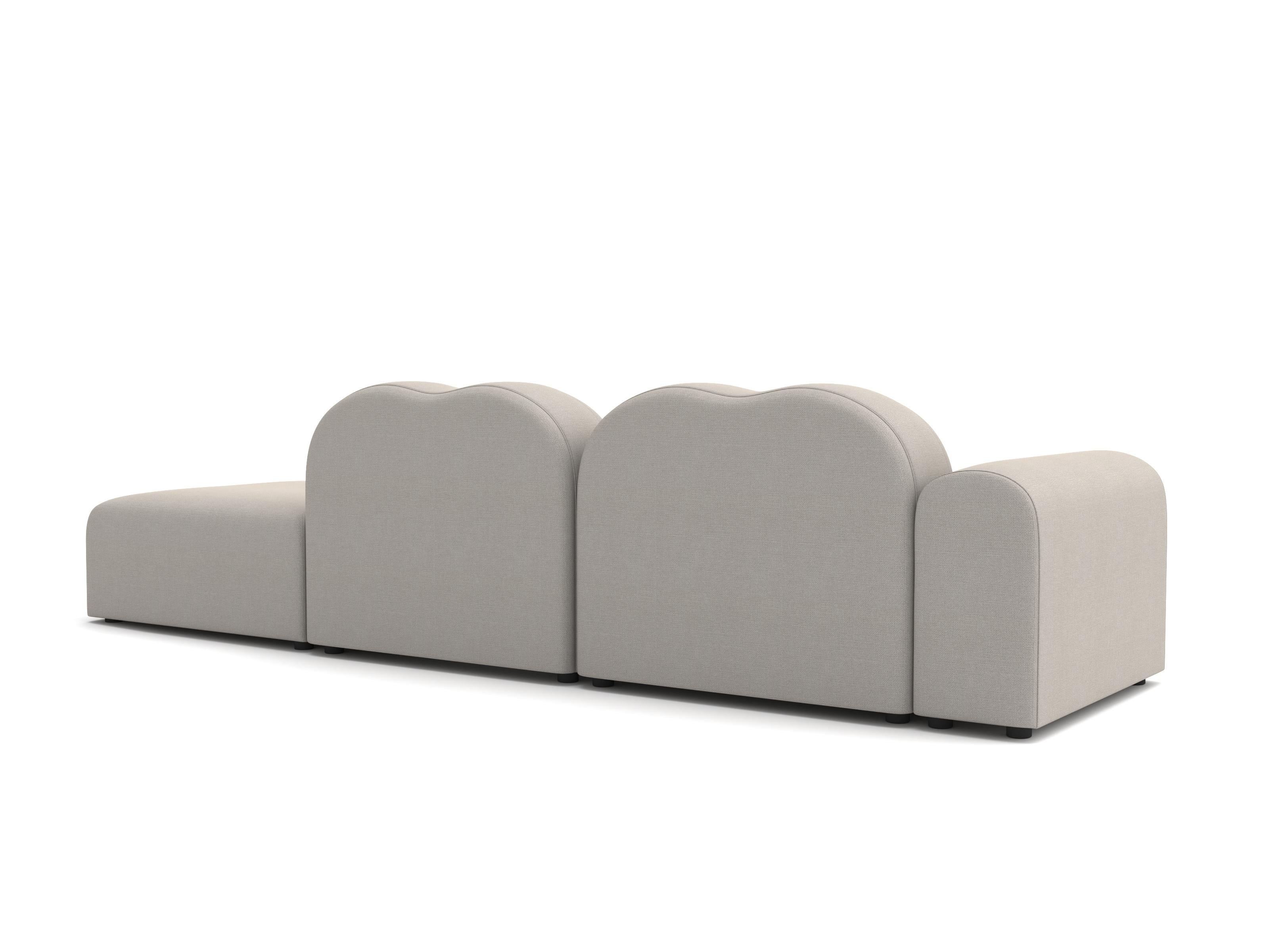 Sofá Modular Form, Setup 2, Gris Hallingdal Lana en venta