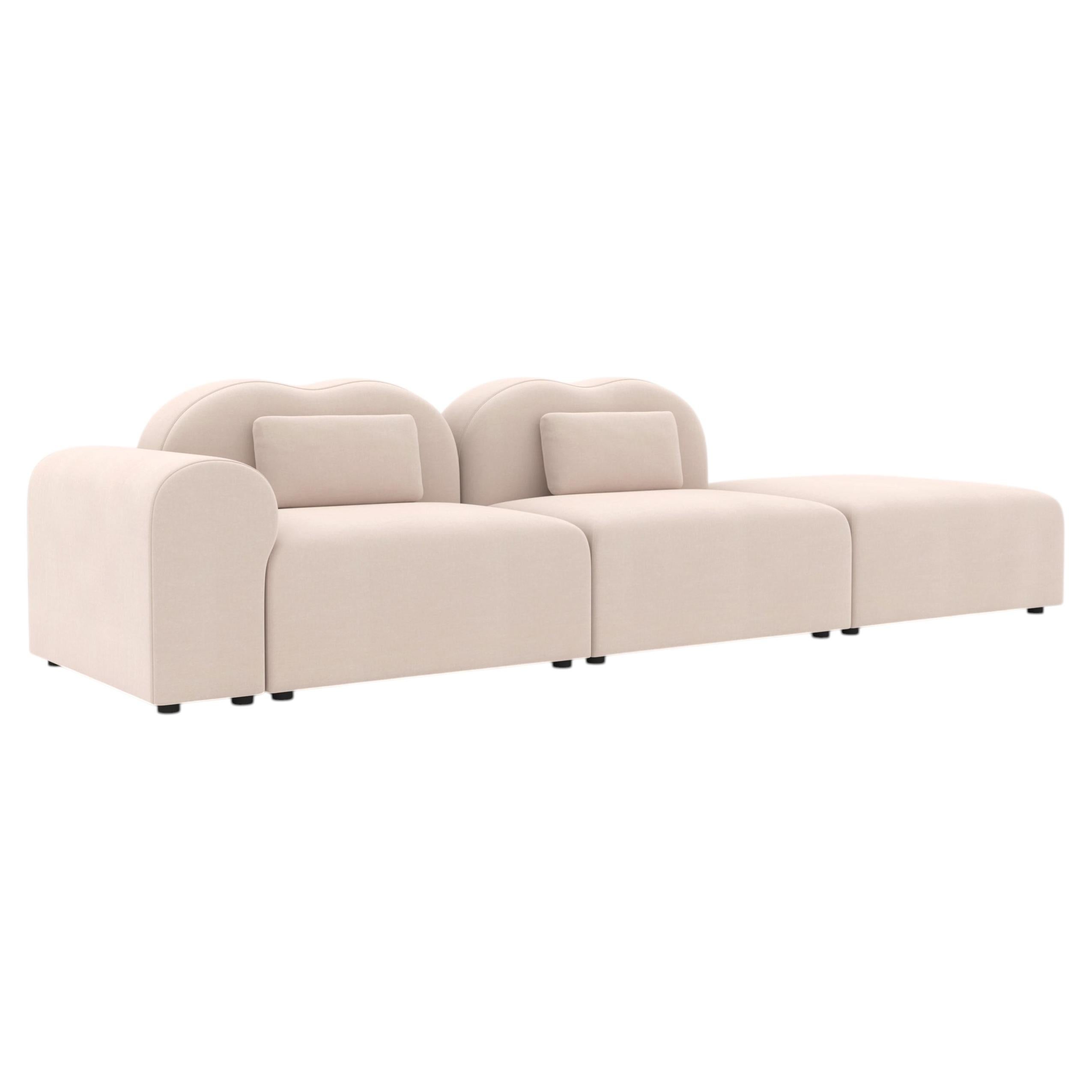 Form Modular Sofa, Setup 2, Harald Blush, Customizable