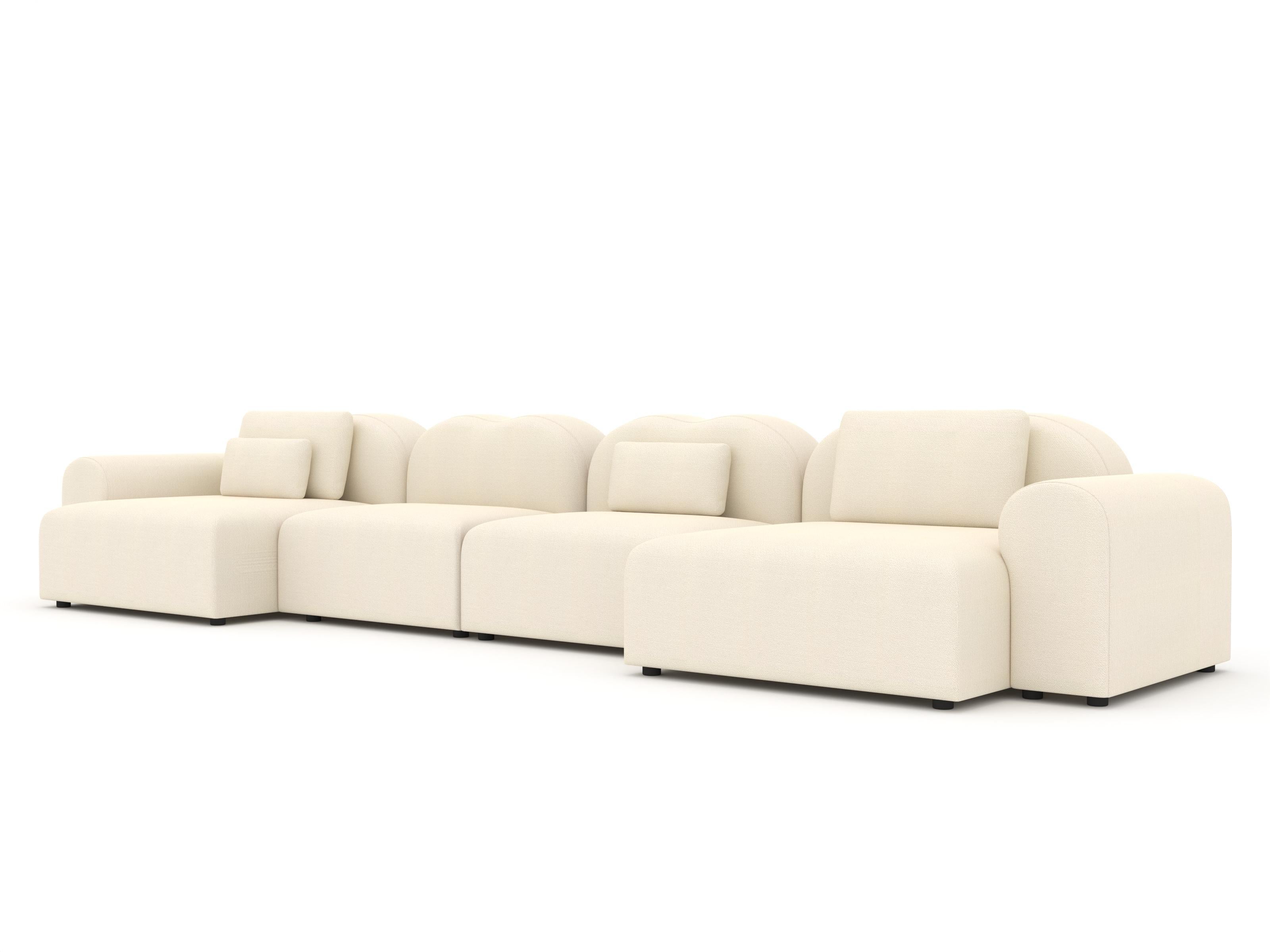 Form Modular Sofa, Setup 20, Vidar Creme im Zustand „Neu“ im Angebot in Brooklyn, NY