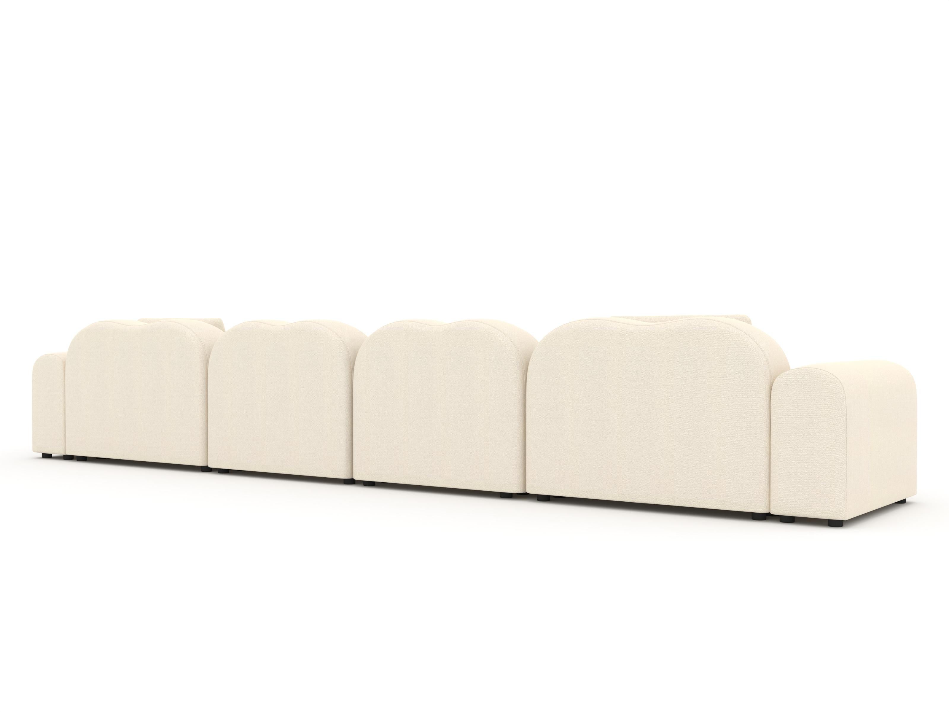 Form Modular Sofa, Setup 20, Vidar Creme (Wolle) im Angebot