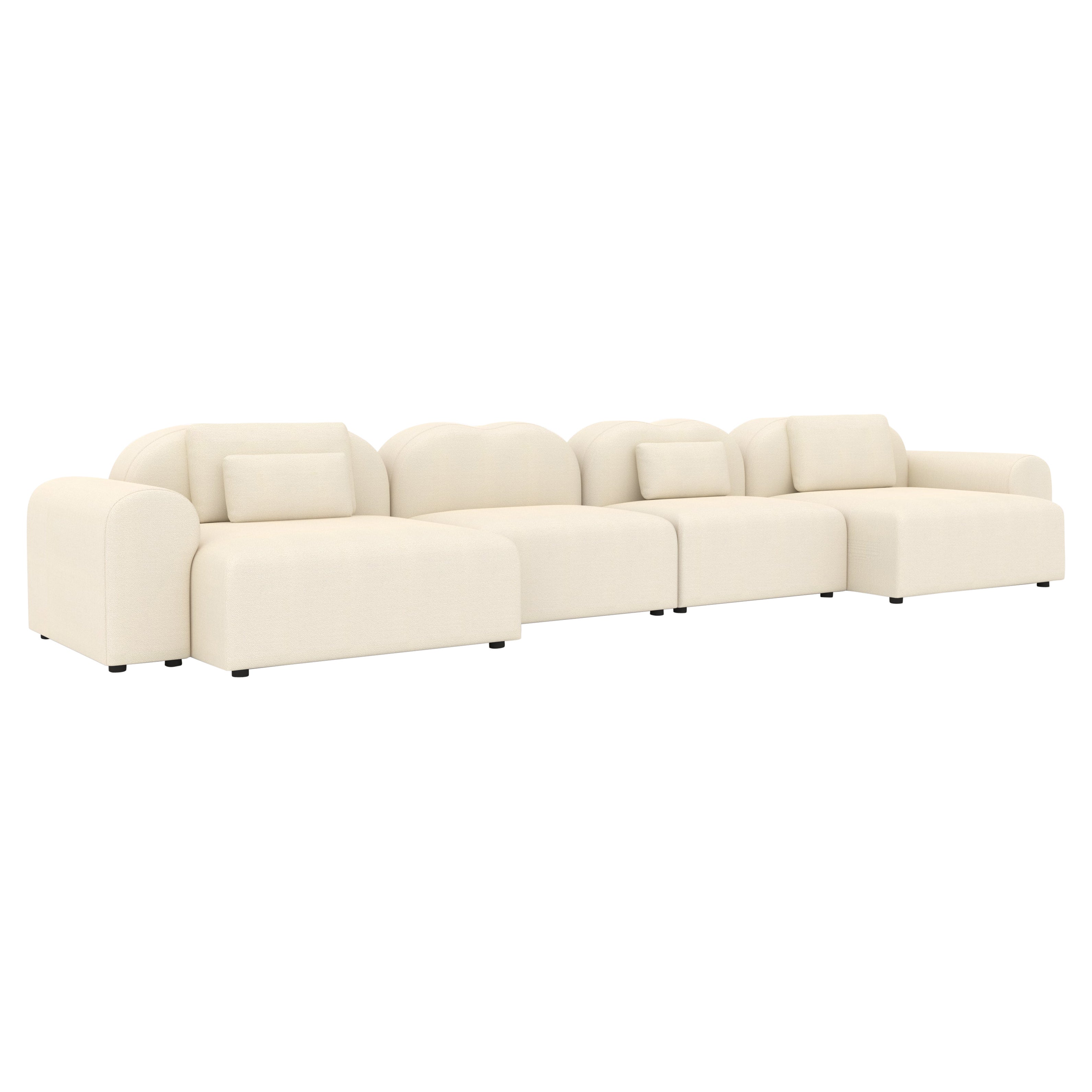 Form Modular Sofa, Setup 20, Vidar Creme im Angebot