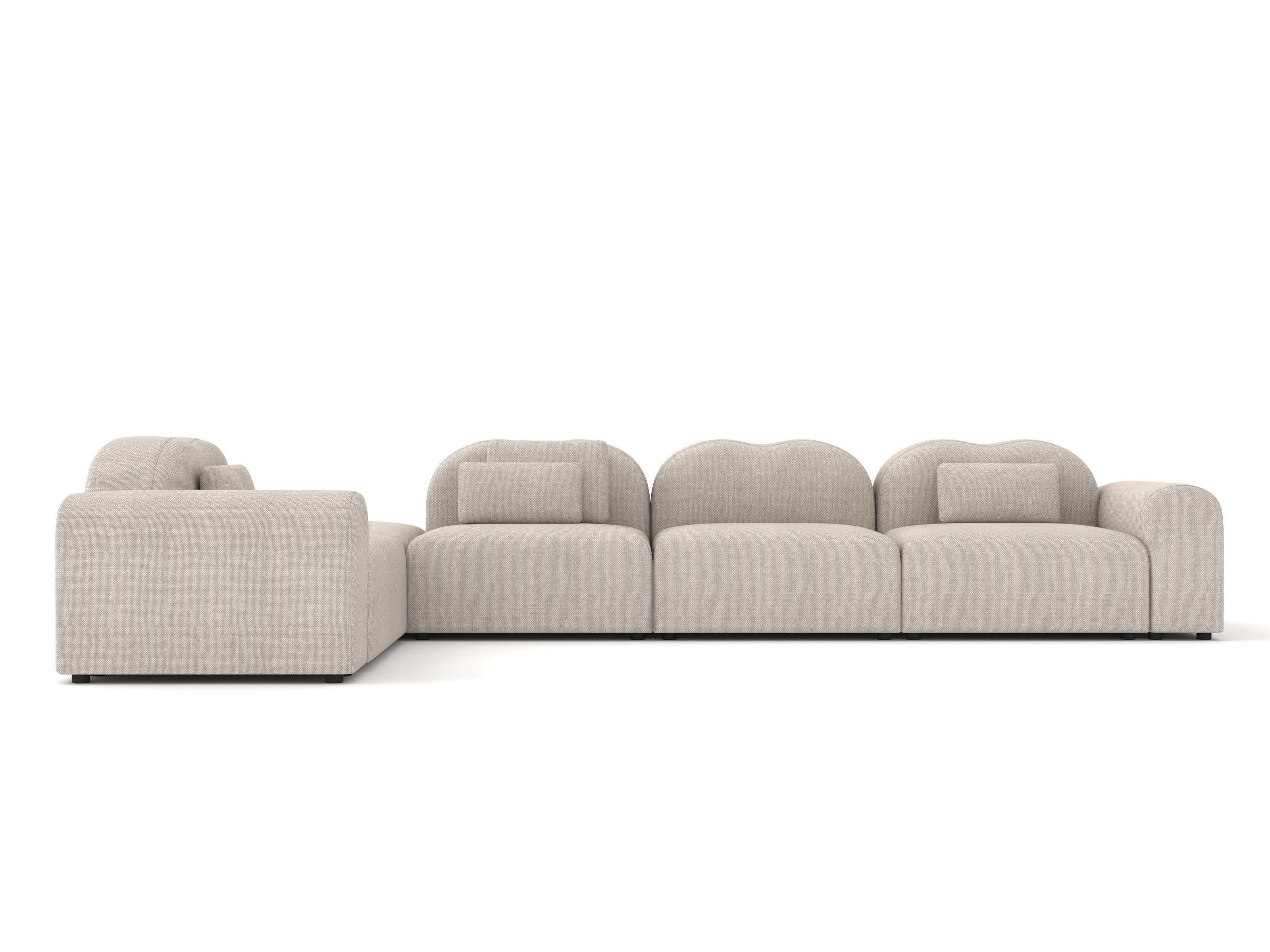 Form Modular Sofa, Setup 21, Hallingdal Grau (Chinesisch) im Angebot