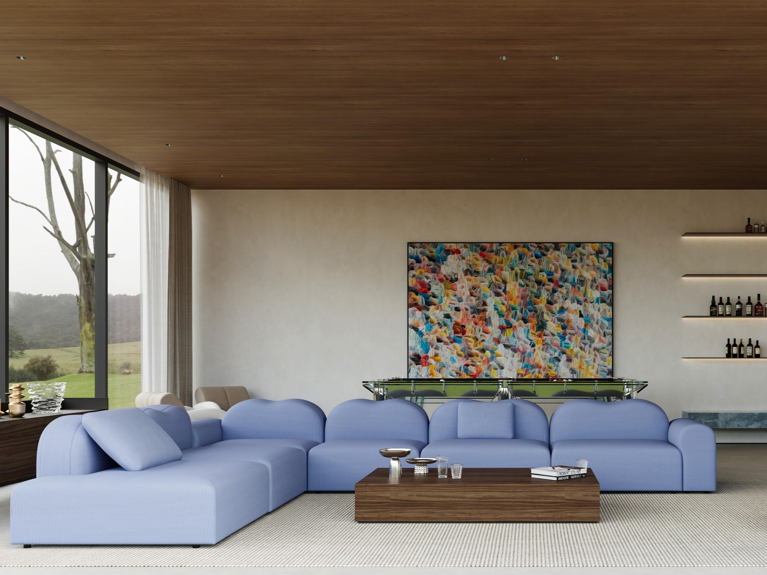 Form Modular Sofa, Setup 21, Hallingdal Grau (21. Jahrhundert und zeitgenössisch) im Angebot