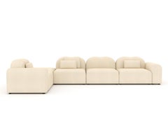 Modulares Sofa „Form“, Konfiguration 21, Hallingdal Ivory, haustierfreundlich