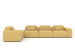 Sofá modular Form, configuración 21, amarillo Hallingdal, apto para mascotas, personalizable