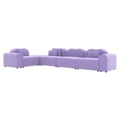 Form Modular Sofa, Setup 21, Harald Purple, Customizable
