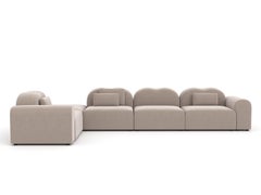 Divano modulare Form, Configurazione 21, Harald Taupe, personalizzabile
