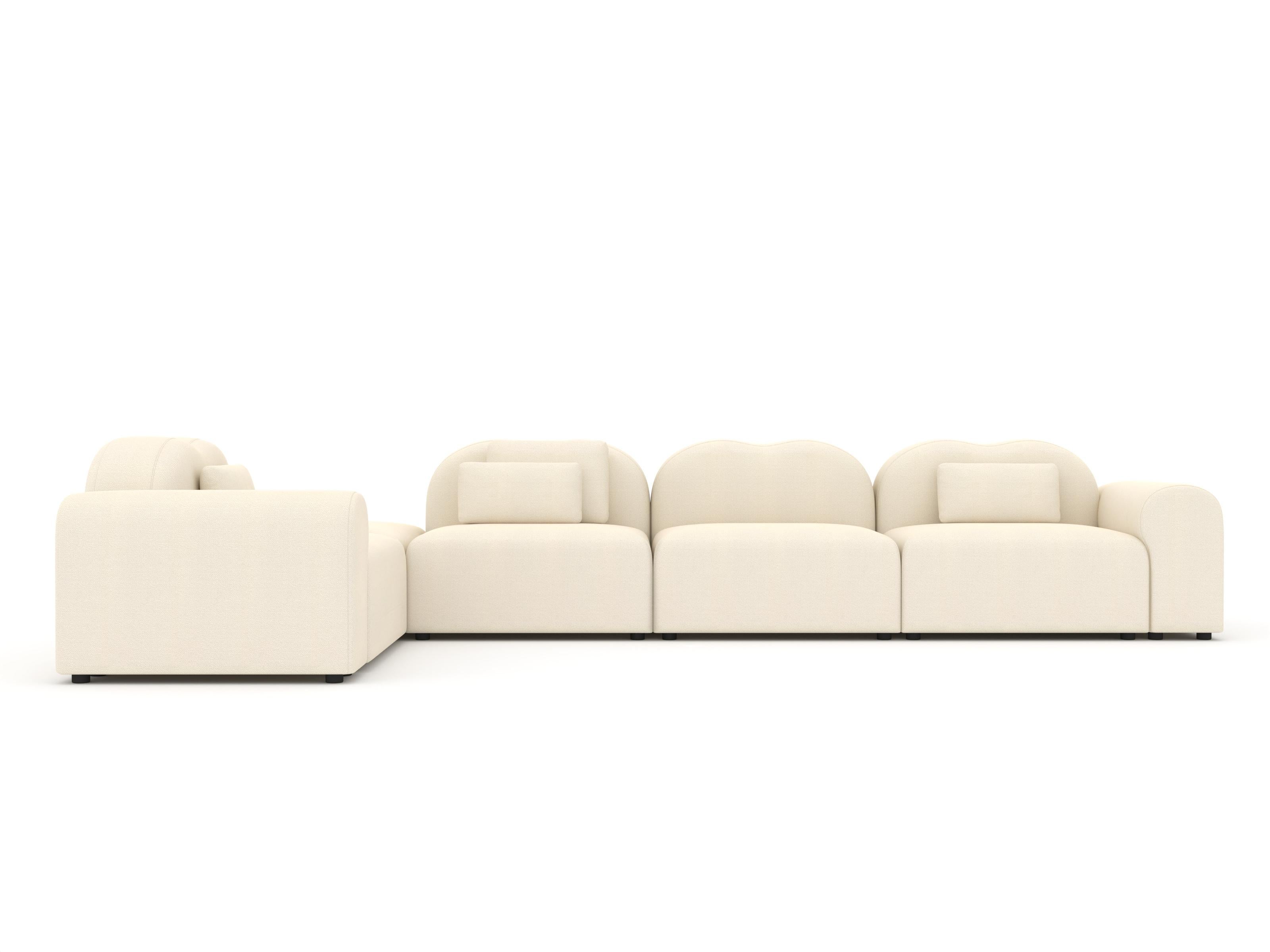 Form Modular Sofa, Setup 21, Vidar Creme (Chinesisch) im Angebot