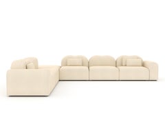 Form Modular Sofa, Setup 22, Hallingdal Ivory, Customizable