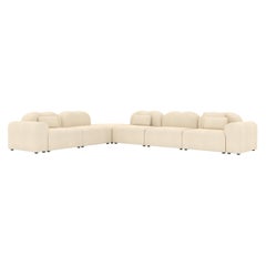 Form Modular Sofa, Setup 22, Hallingdal Ivory, Customizable