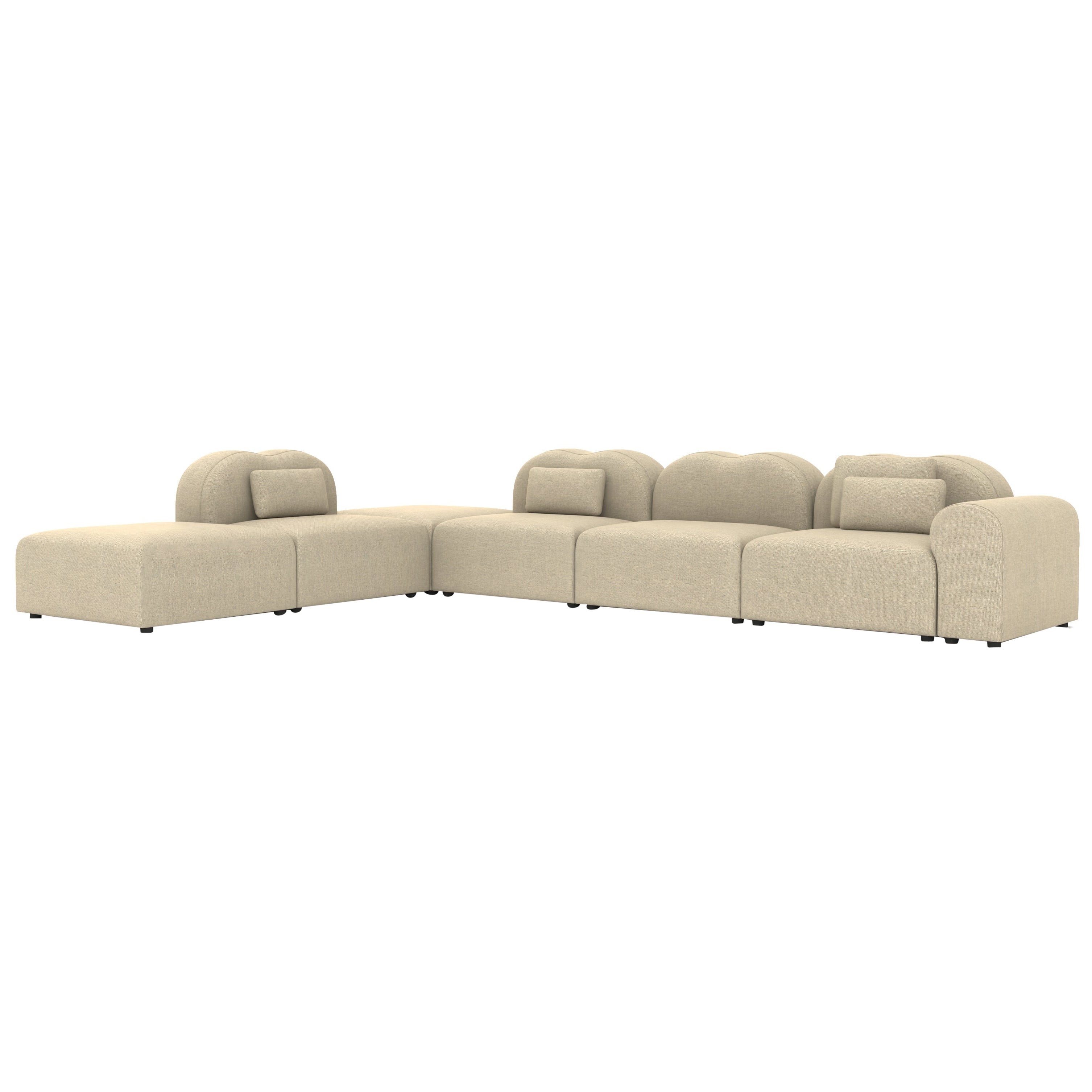 Form Modular Sofa, Setup 23, Rewool Beige