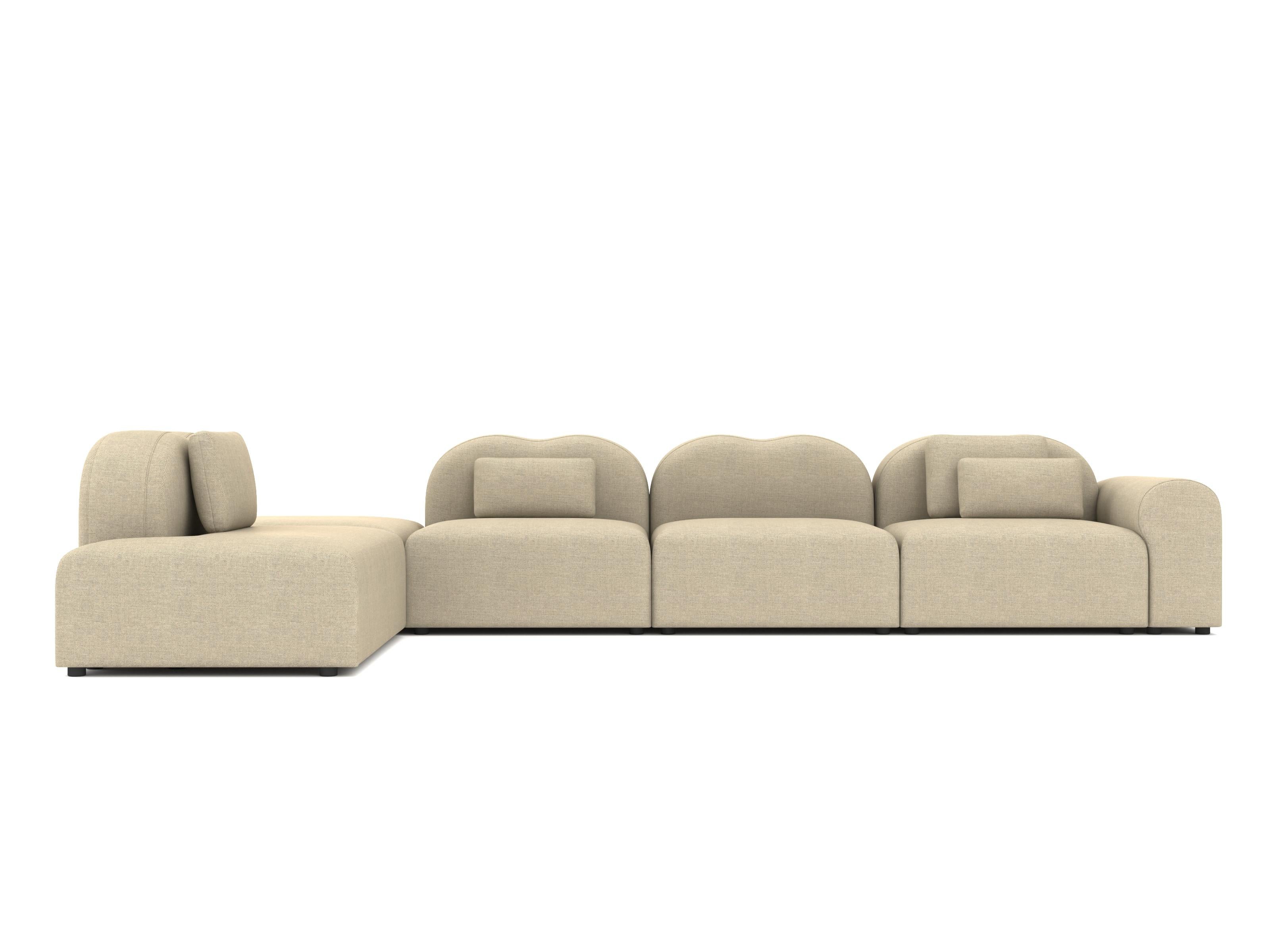 Form Modular Sofa, Setup 24, Rewool Beige (Chinesisch) im Angebot