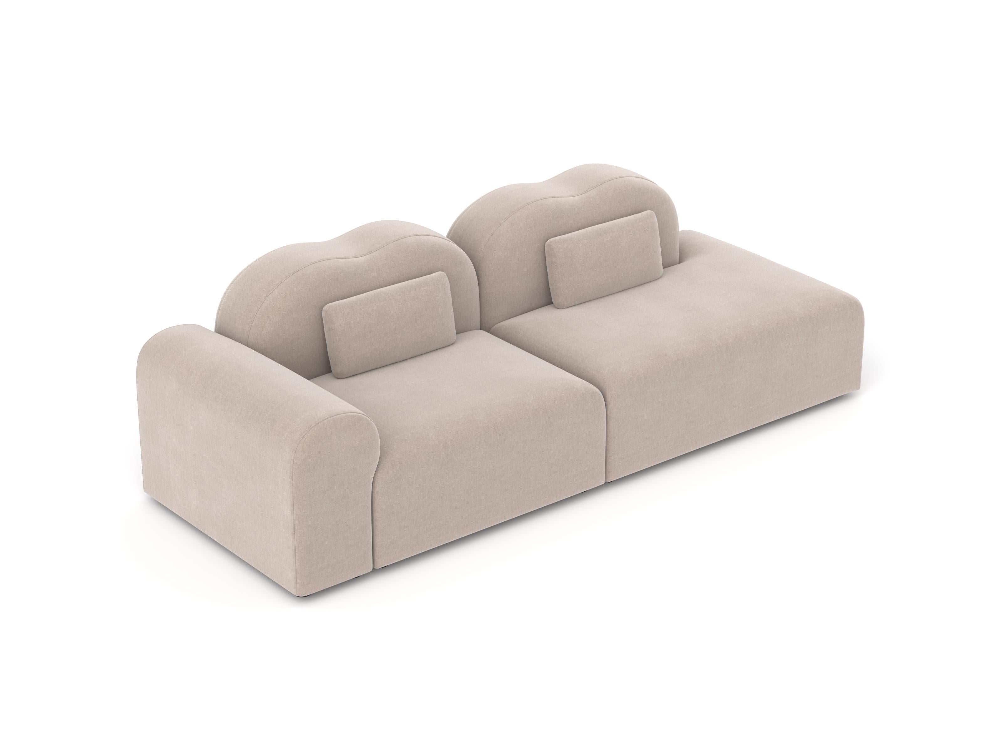 Moderno Divano modulare Form A, Setup 3, personalizzabile in vendita