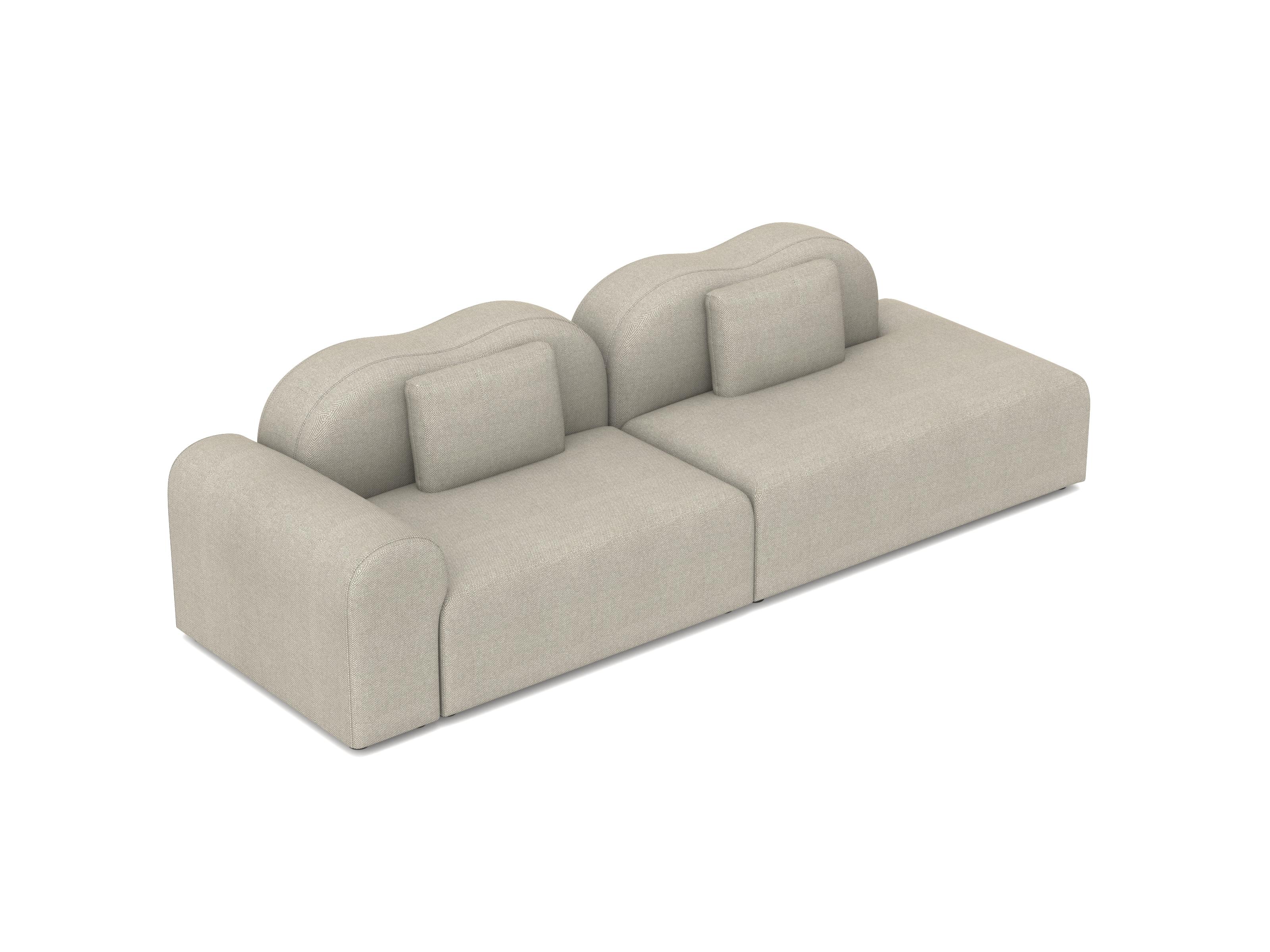 Sofá Modular Form, Setup 5, Gris Hallingdal Moderno en venta