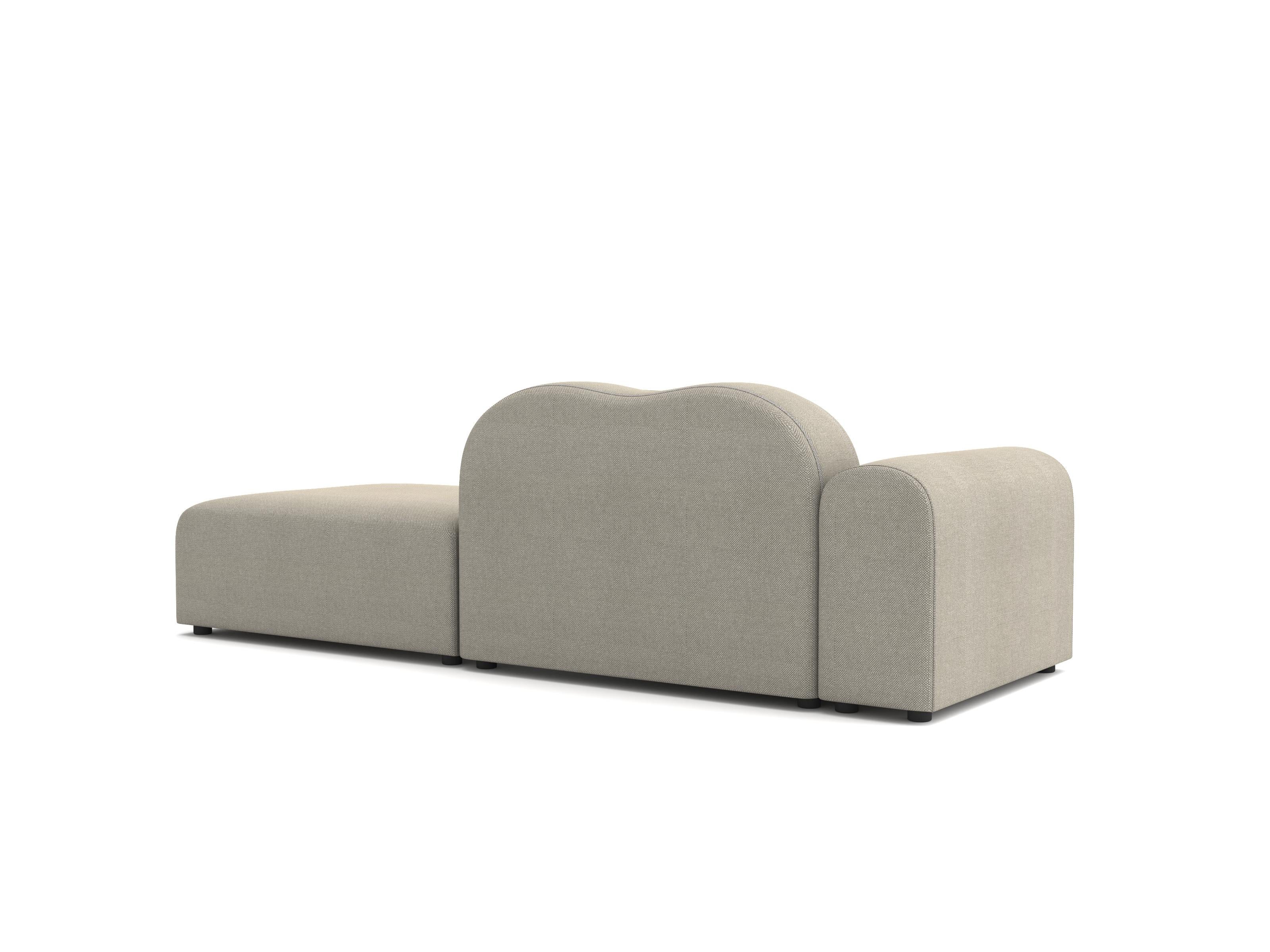 Form Modular Sofa, Setup 6, Hallingdal Grau (Wolle) im Angebot