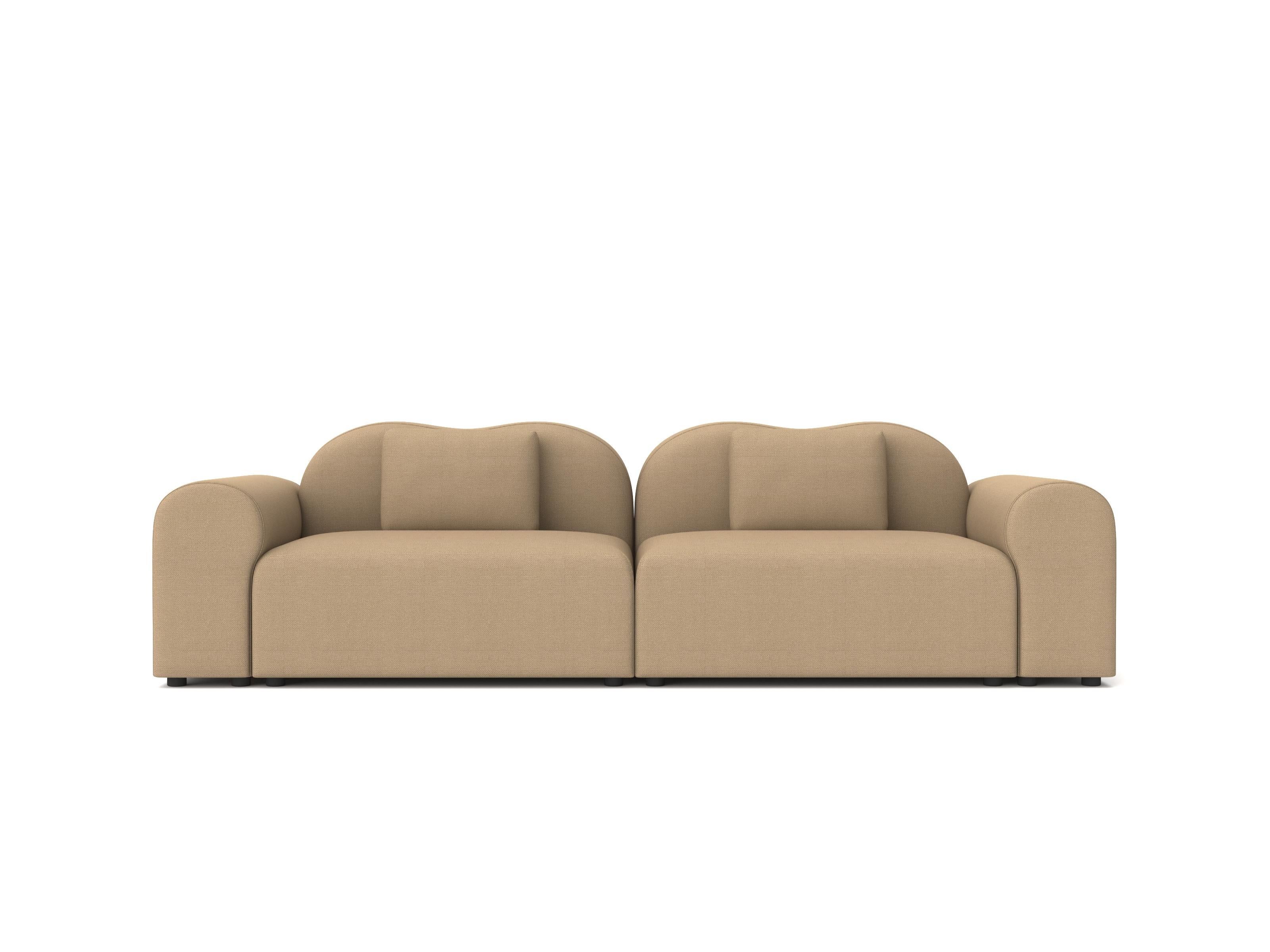 Cinese Divano modulare Form A, Setup 7, Hallingdal Brown in vendita