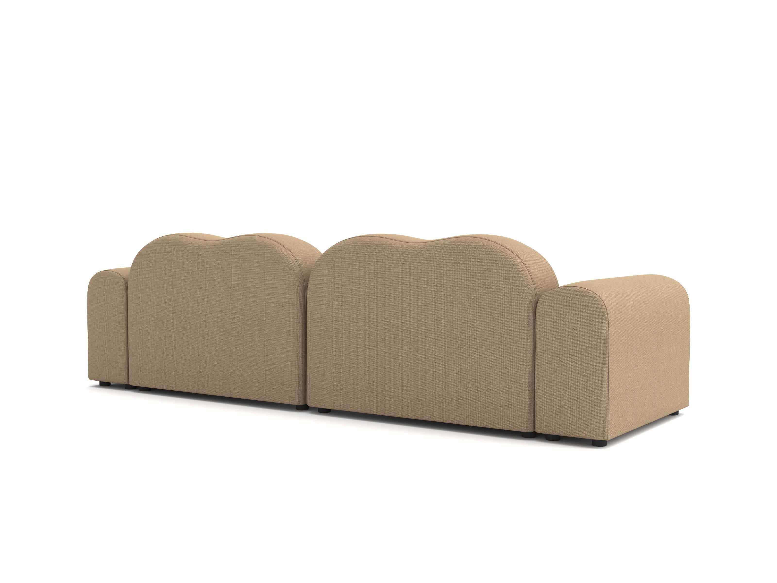 Lana Divano modulare Form A, Setup 7, Hallingdal Brown in vendita