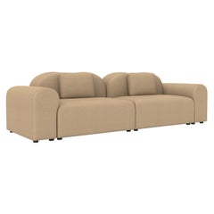 Divano modulare Form A, Setup 7, Hallingdal Brown