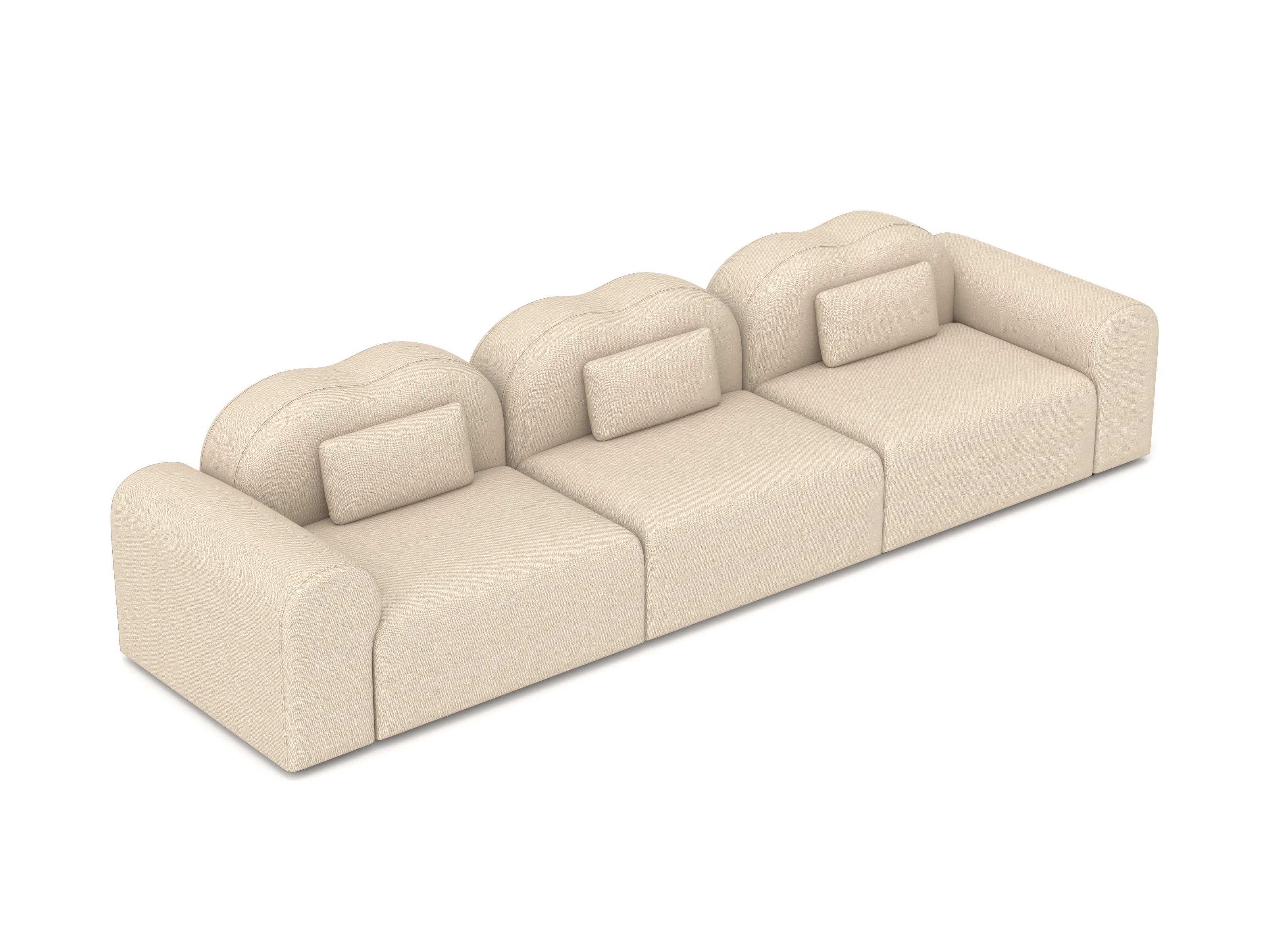 Sofá Modular Form, Configuración 8, Hallingdal Beige Moderno en venta