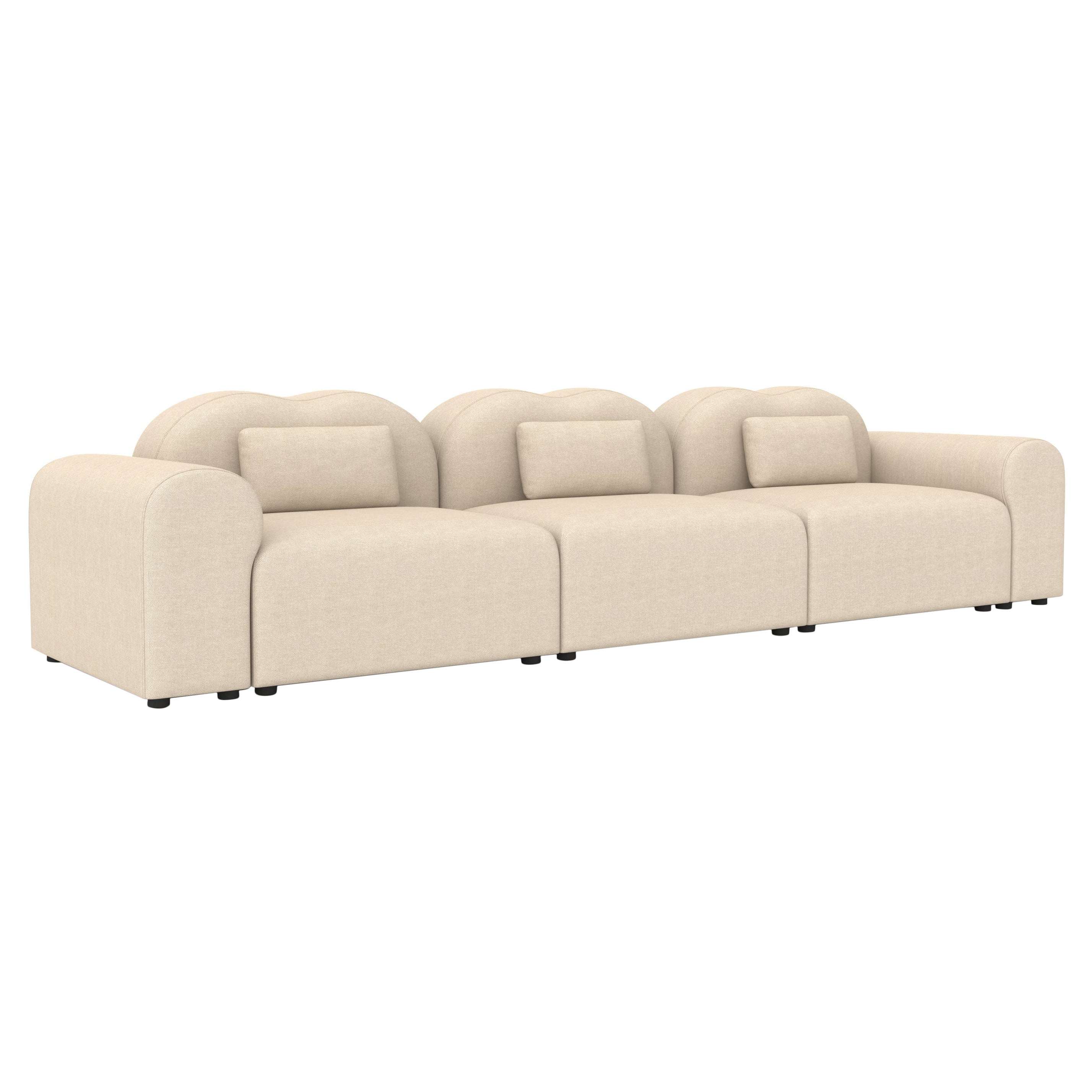 Divano modulare Form A, Setup 8, Hallingdal Beige