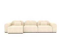 Form Modular Sofa, Setup 9, Hallingdal Ivory