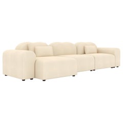 Form Modular Sofa, Setup 9, Hallingdal Ivory