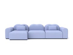 Form Modular Sofa, Setup 9, Planum Blue, Customizable
