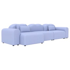 Form Modular Sofa, Setup 9, Planum Blue, Customizable