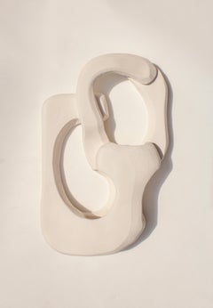 Contemporary Ceramic Wall Sconce Handmade Sculptural Light "Form no_004" by AOAO