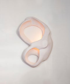 Contemporary Ceramic Wall Sconce Handmade Sculptural Light "Form no_006" by AOAO