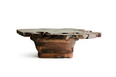 Form Table 004 in Claro Walnut with Gabon Ebony Details