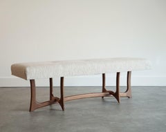 Forma Bench Series 60 in Natural Walnut by Stamford Modern