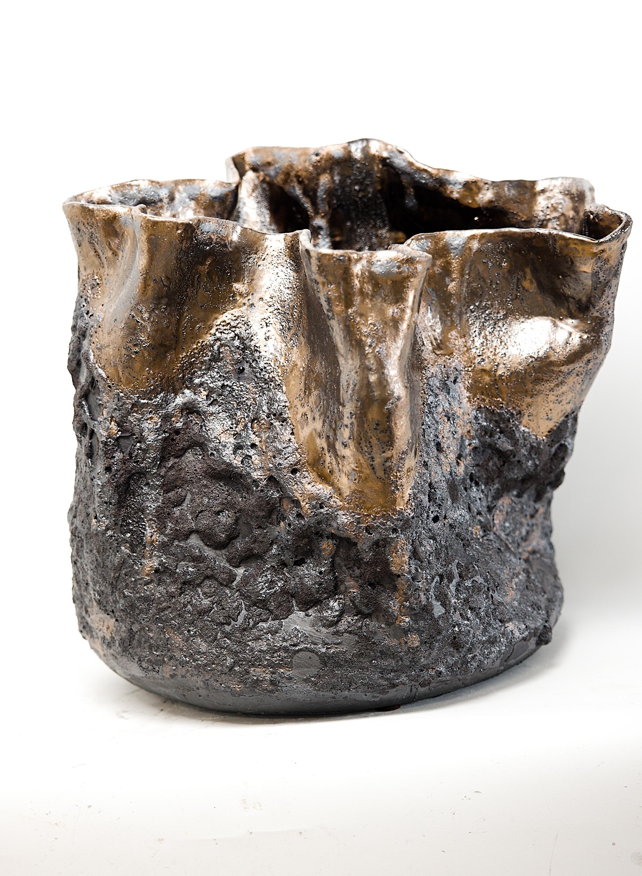 
Rehaussez votre projet de décoration intérieure avec la texture exclusive Black Lava de FormaVase de The Shine Studios - 

Vase à large ouverture et de forme abstraite - Accentuez sa beauté naturelle en le remplissant de fleurs séchées à longues