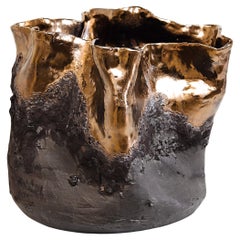 Forma Black Lava texture Vessel