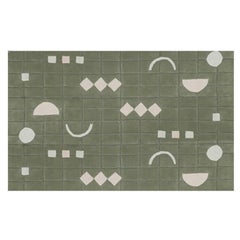 Forma Grid Mintfarbener Teppich von Diego Olivero Studio 