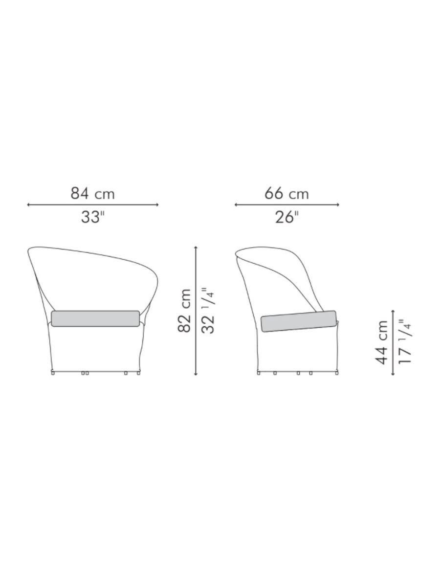 Steel Forma Petite Easy Armchair by Kenneth Cobonpue For Sale