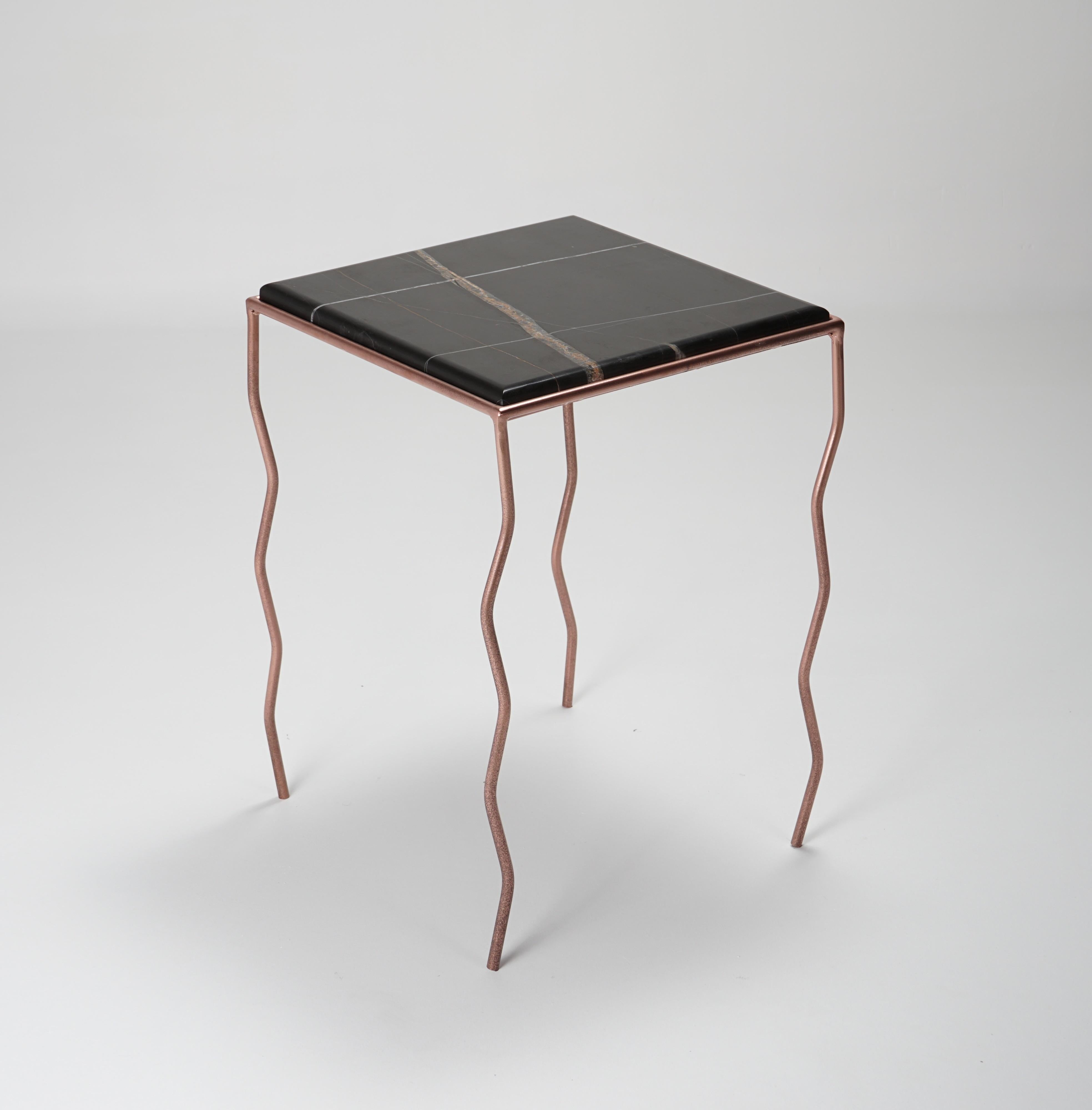 Forma Prima - Nero Noir Marmor & Kupfer Chrom im Angebot 2