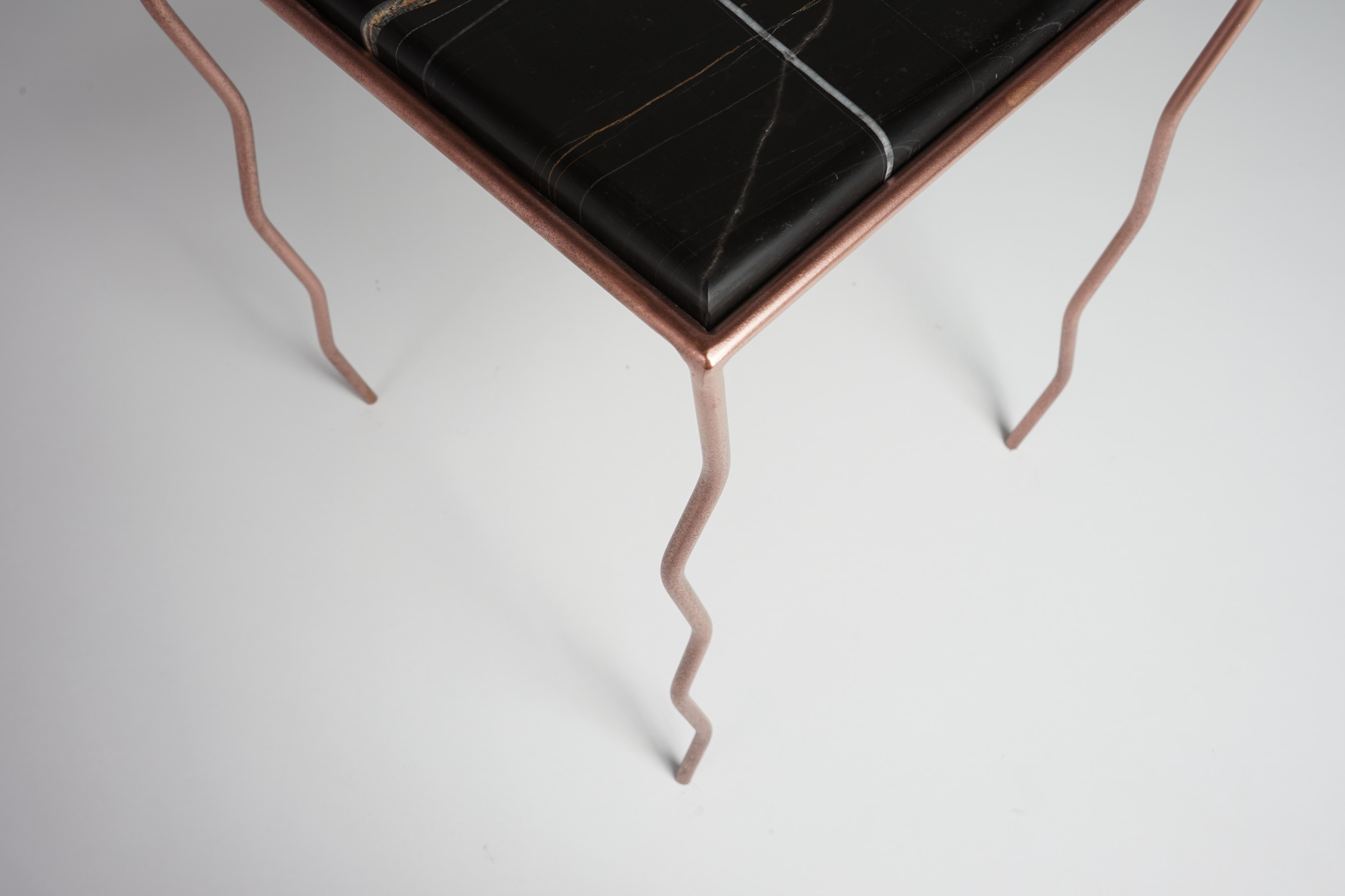 Forma Prima - Nero Noir Marmor & Kupfer Chrom (Bronziert) im Angebot