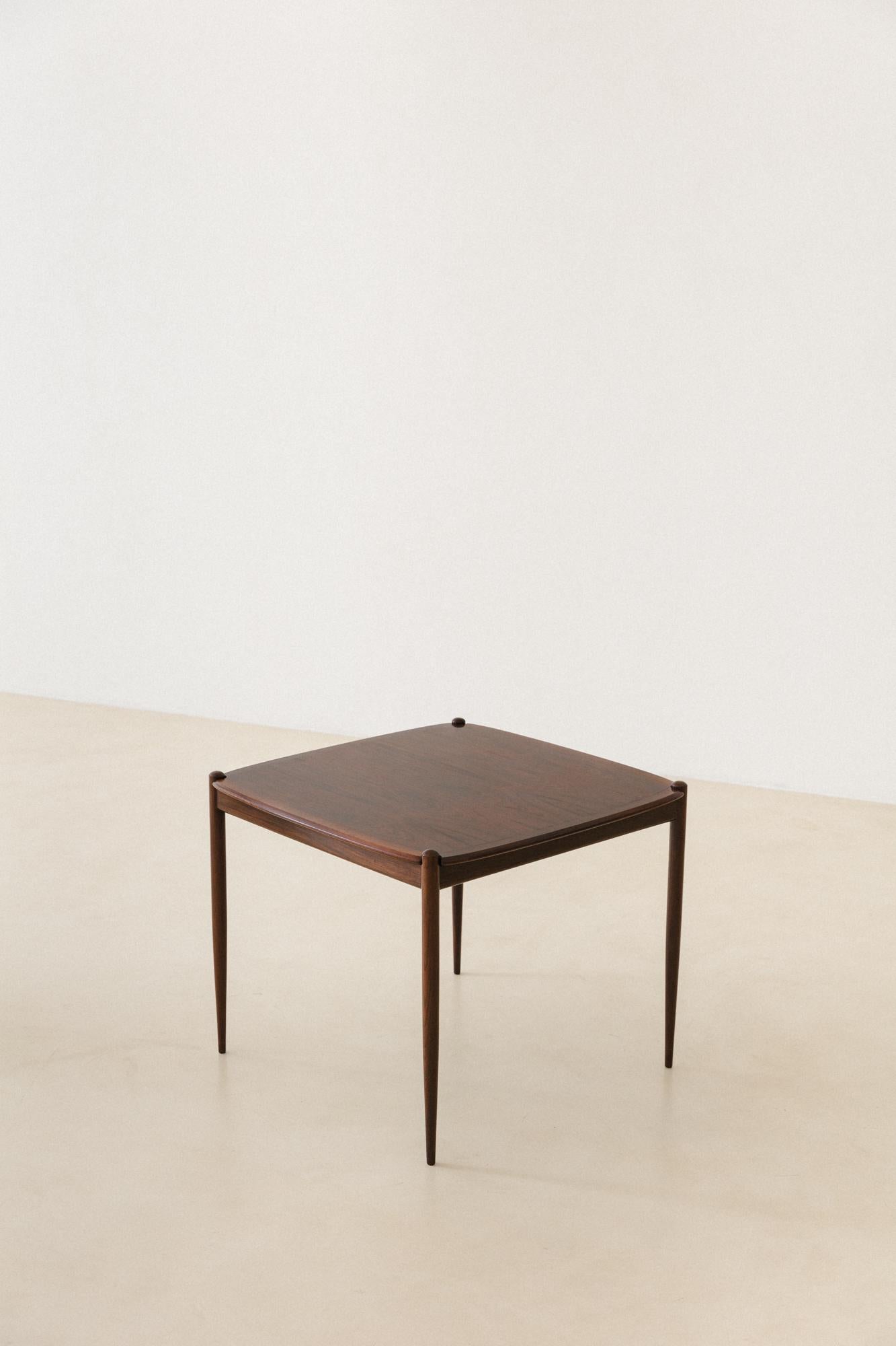 Brazilian Forma S.A. Game Table in Rosewood by Carlo Hauner and Martin Eisler, c. 1955 For Sale