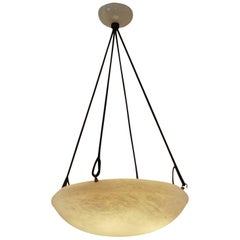 Formal Alabaster Pendant, Sweden, 1915