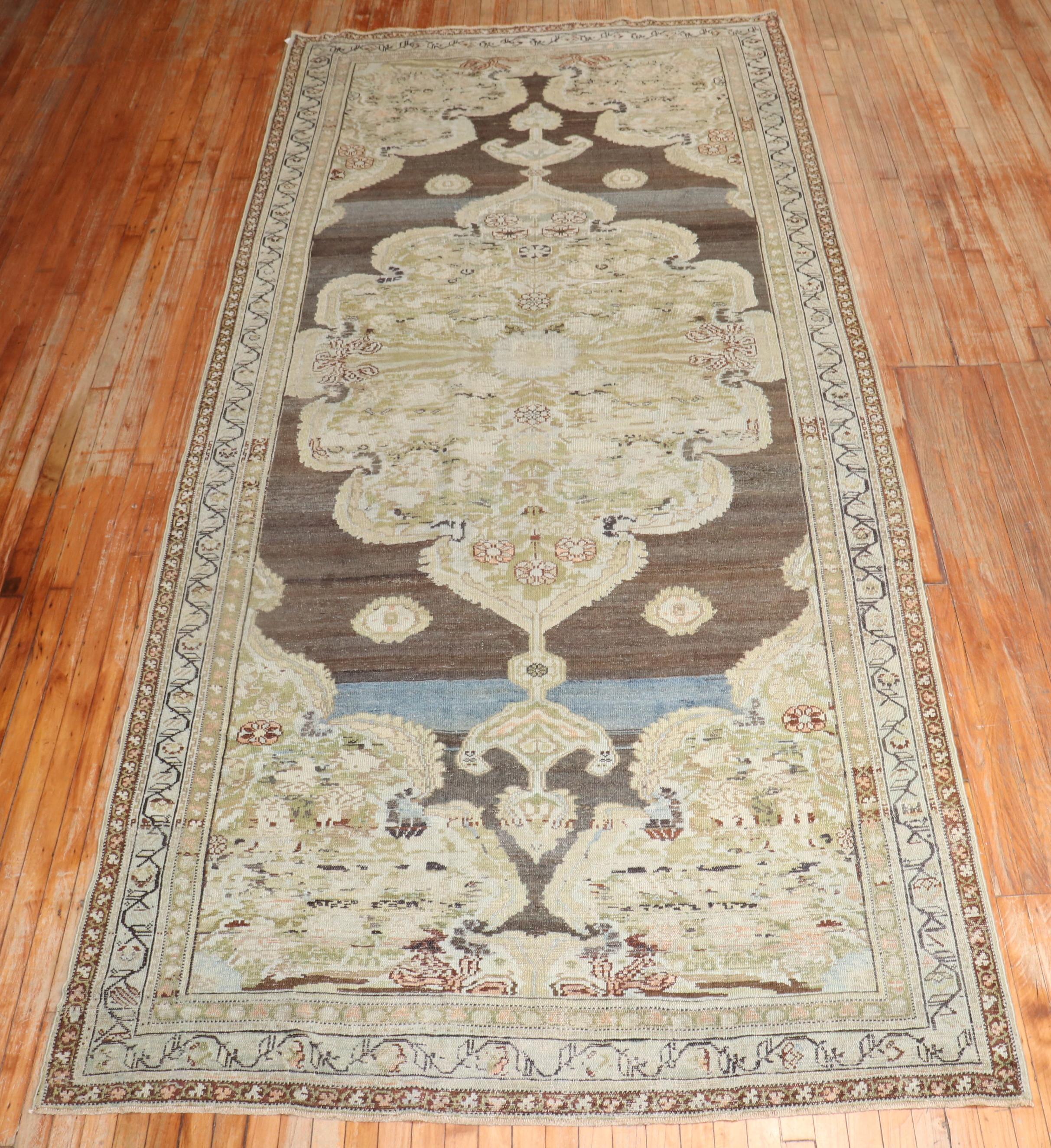 Formal Antique Persian Malayer Gallery Runner For Sale 8