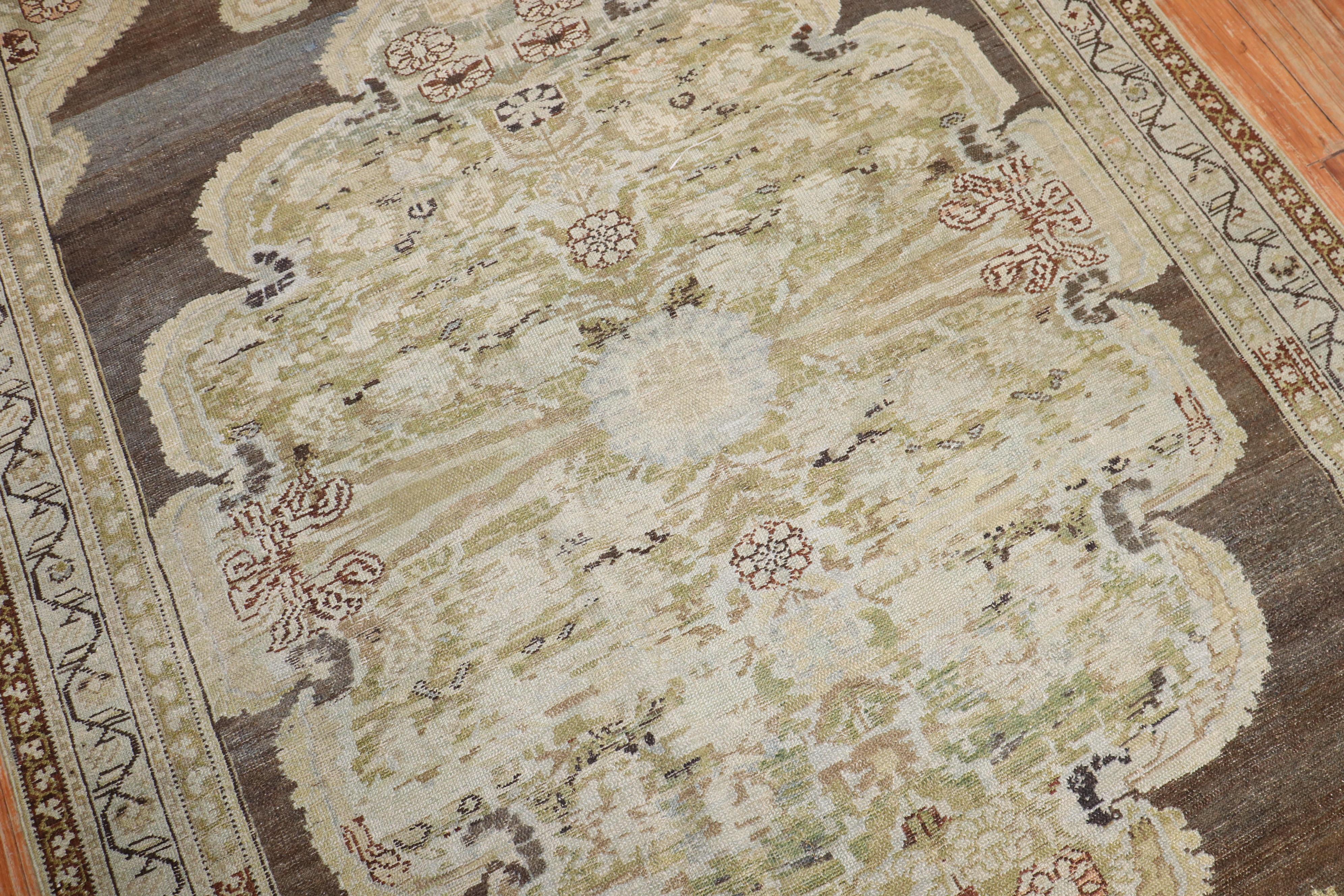 20th Century Formal Antique Persian Malayer Gallery Runner For Sale