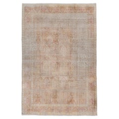 Formal Vintage Turkish Kaisary Rug with Pink Accents, Circa 1930s